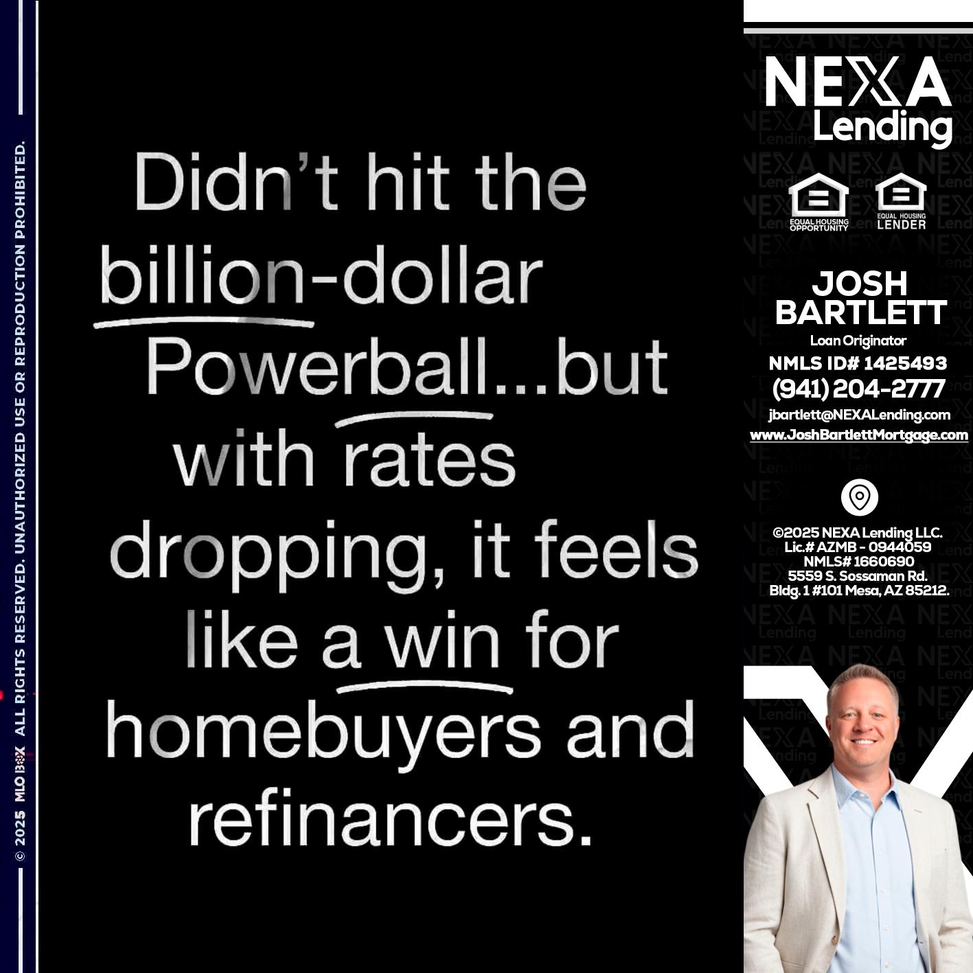 DIDNT HIT - Josh Bartlett -Branch Manager/Mortgage Advisor