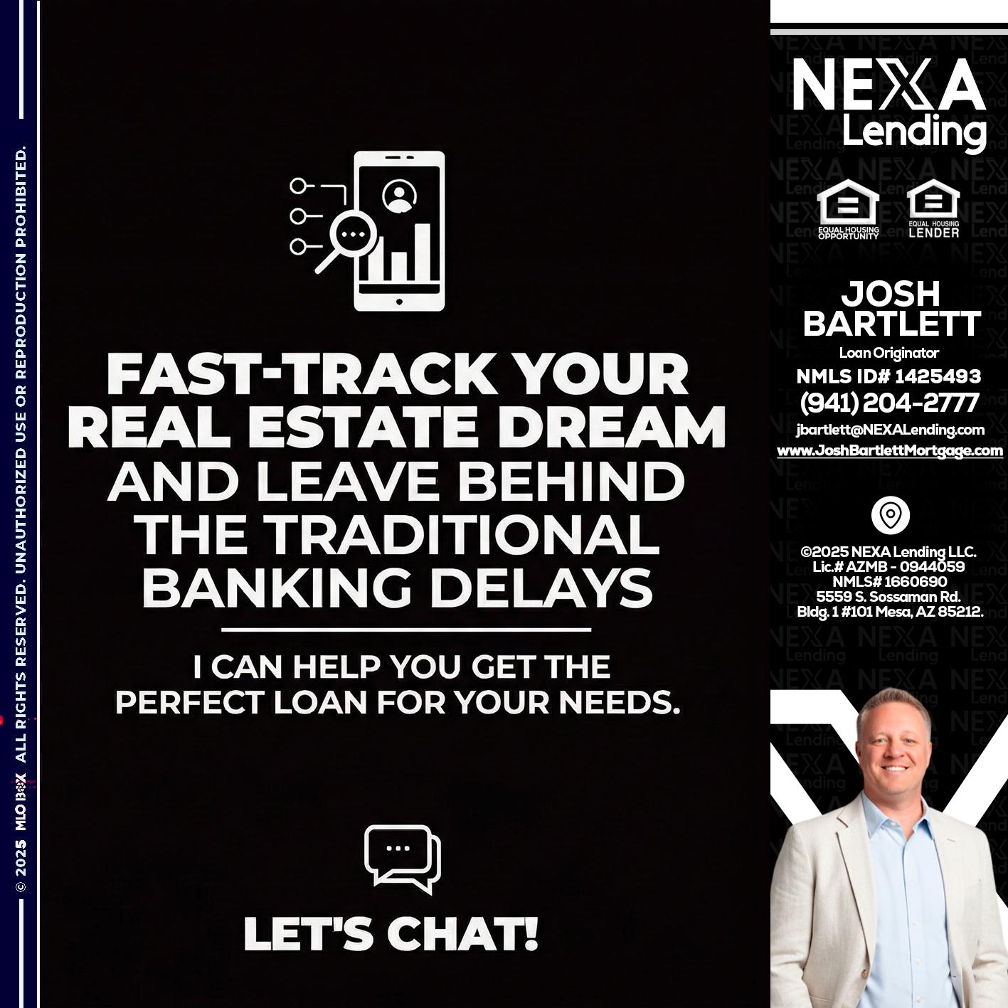 FAST TRACK - Josh Bartlett -Branch Manager/Mortgage Advisor