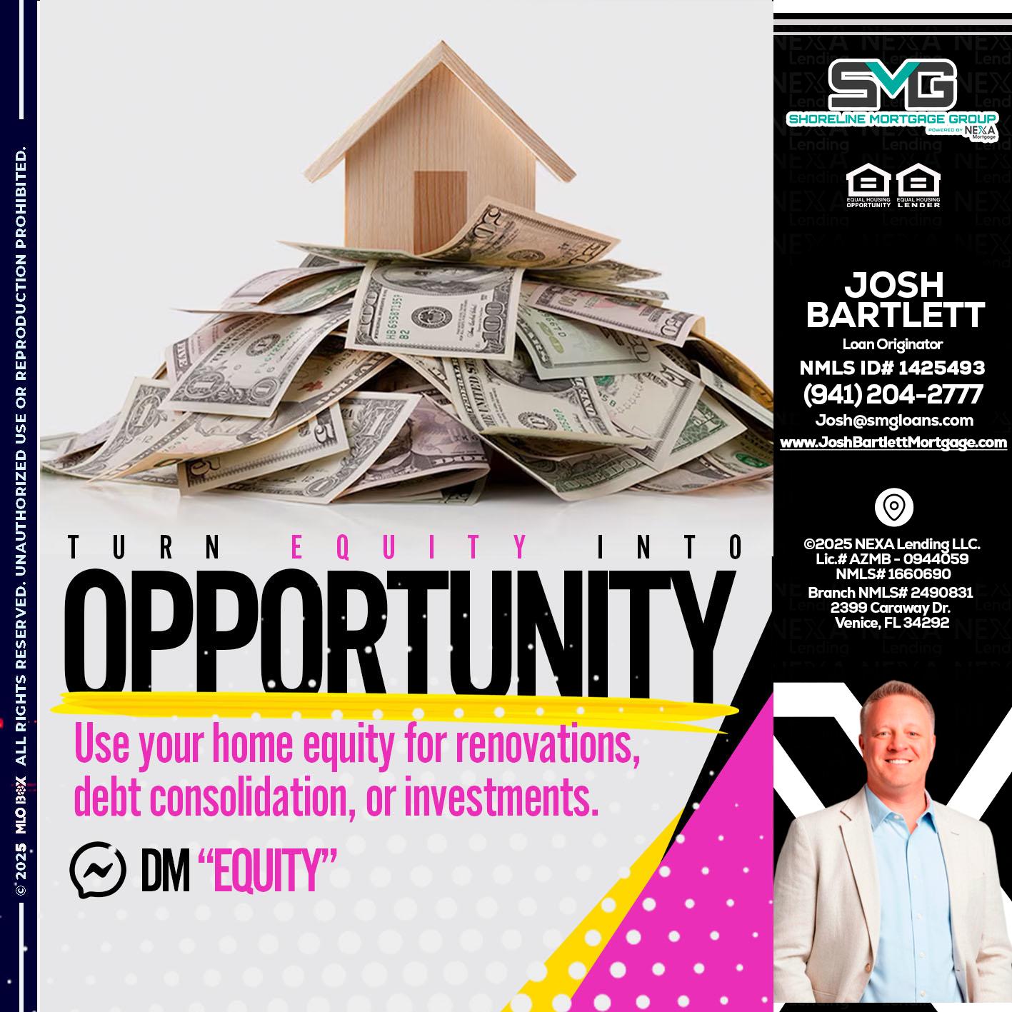 opportunity - Josh Bartlett -Branch Manager/Mortgage Advisor
