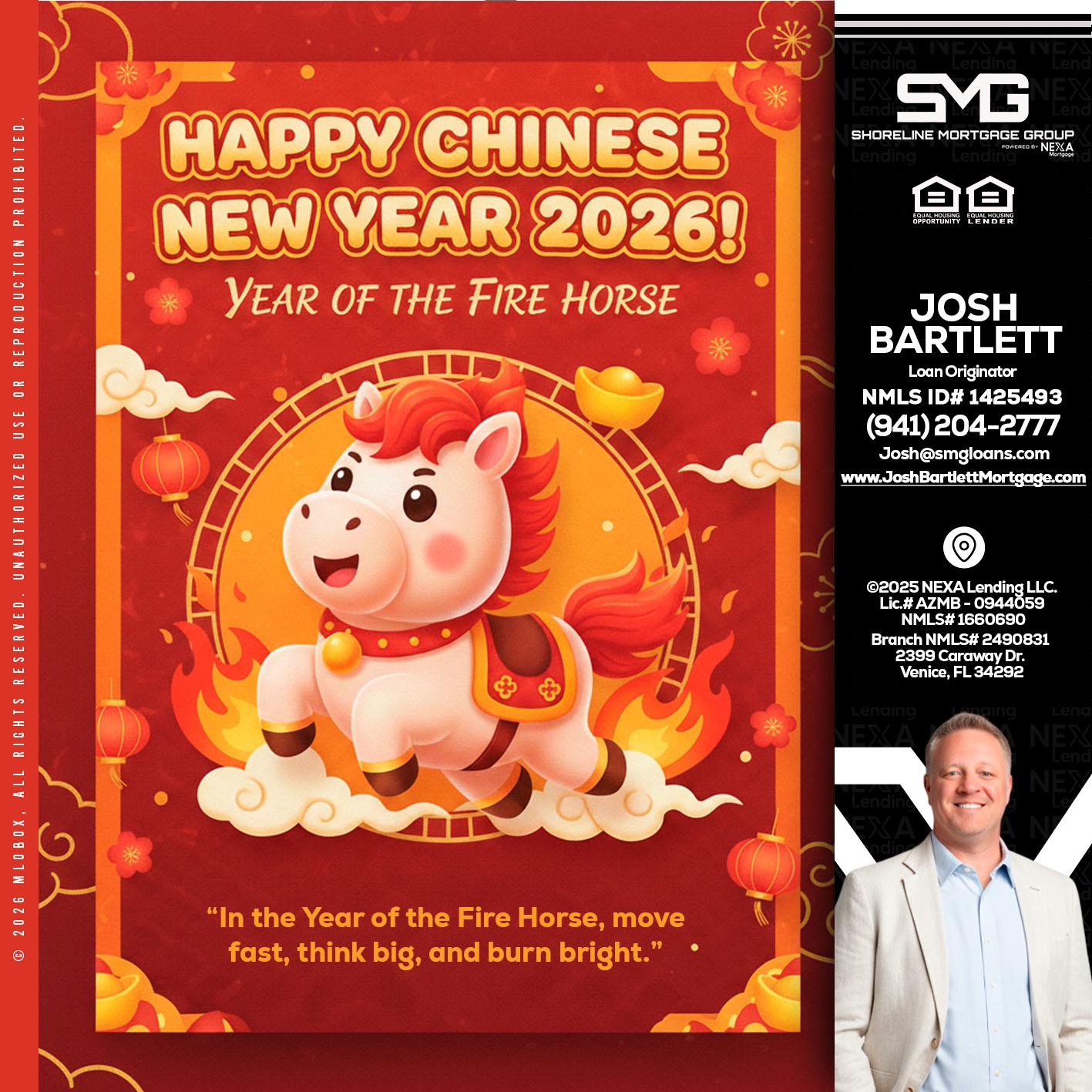 happy Chinese new year - Josh Bartlett -Branch Manager/Mortgage Advisor