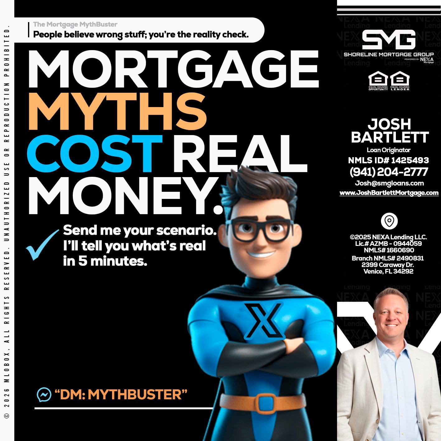 MORTGAGE MYTHS - Josh Bartlett -Branch Manager/Mortgage Advisor