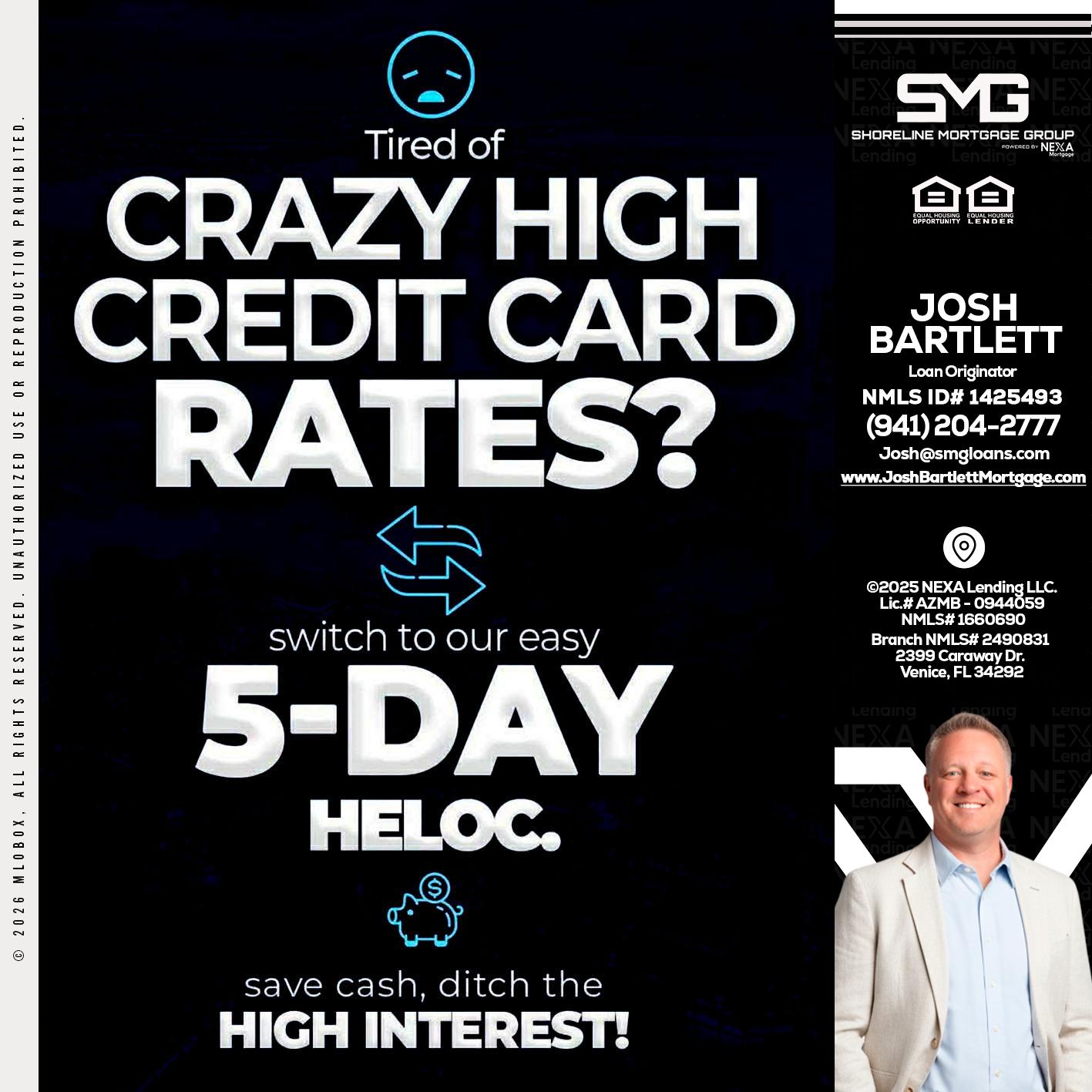 CRAZY HIGH - Josh Bartlett -Branch Manager/Mortgage Advisor