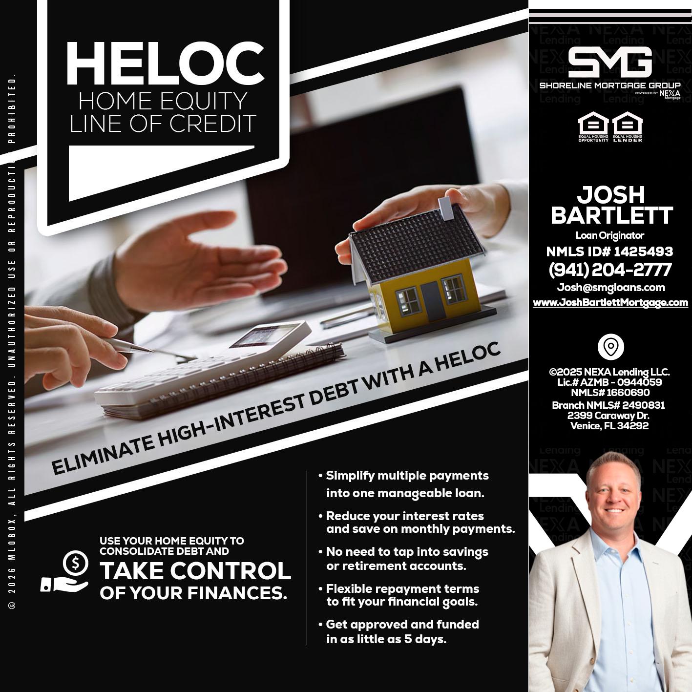 HELOC - Josh Bartlett -Branch Manager/Mortgage Advisor