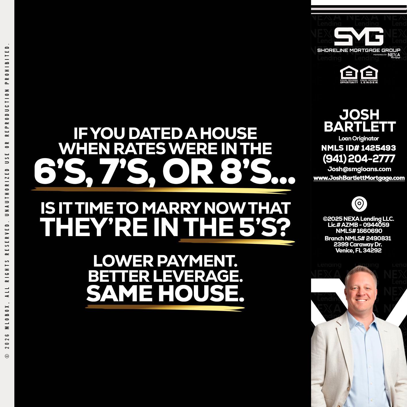 if you dated a house - Josh Bartlett -Branch Manager/Mortgage Advisor