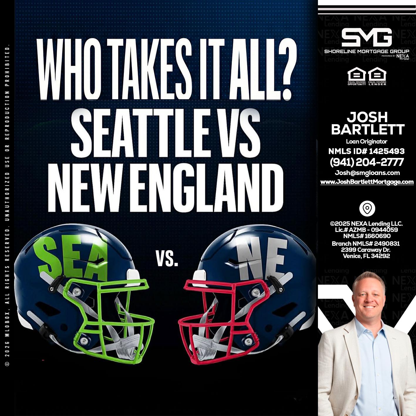 WHO TAKE IT ALL? - Josh Bartlett -Branch Manager/Mortgage Advisor