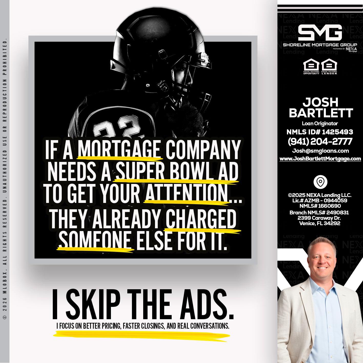 if a mortgage ad - Josh Bartlett -Branch Manager/Mortgage Advisor