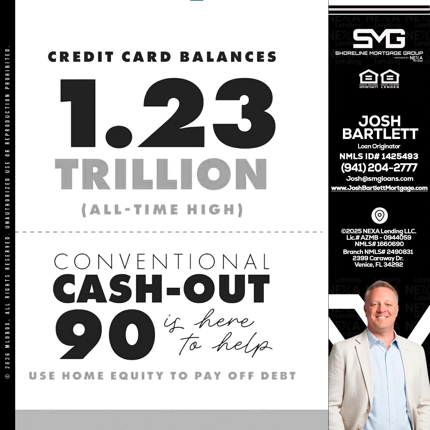CREDIT CARD BALANCE - Josh Bartlett -Branch Manager/Mortgage Advisor