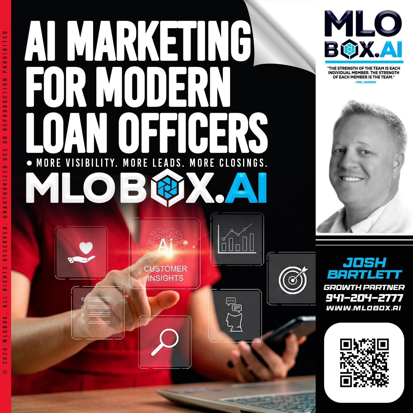 AI MARKETING - Josh Bartlett -Branch Manager/Mortgage Advisor