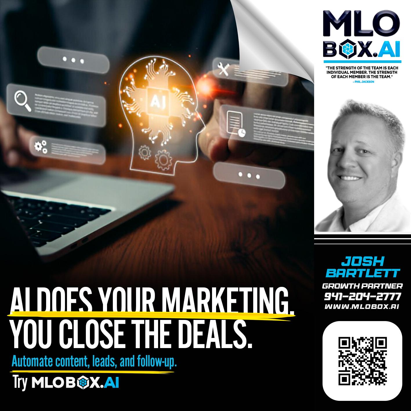 AI DOES - Josh Bartlett -Branch Manager/Mortgage Advisor