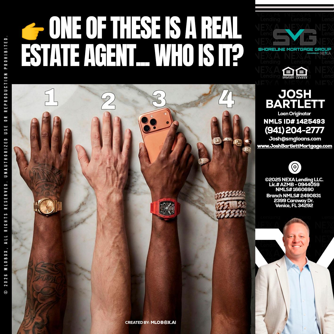 ONE OF THESE - Josh Bartlett -Branch Manager/Mortgage Advisor