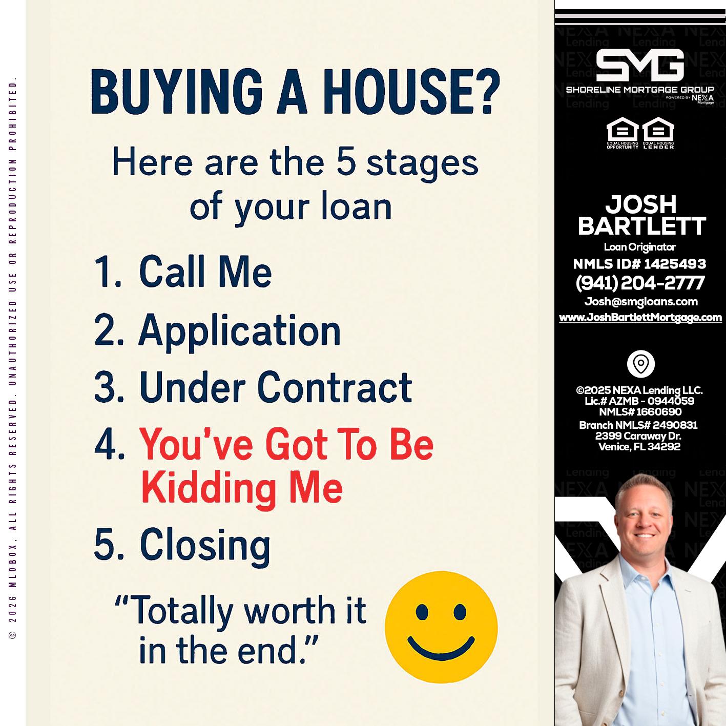 BUYING A HOUSE - Josh Bartlett -Branch Manager/Mortgage Advisor