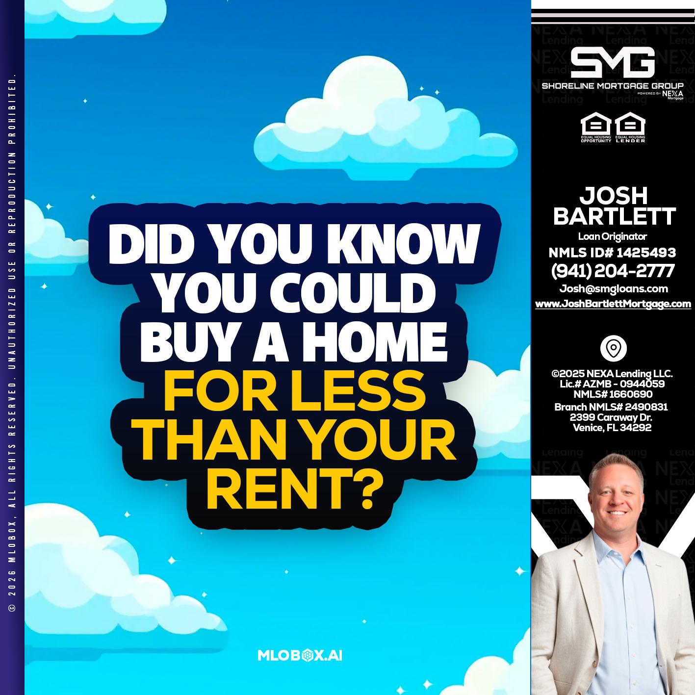 DID YOU KNOW - Josh Bartlett -Branch Manager/Mortgage Advisor