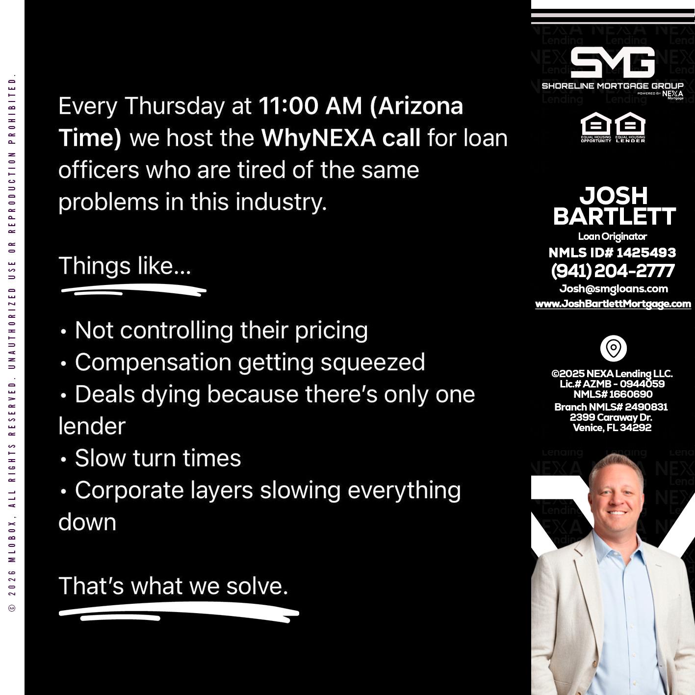 WHY NEXA - Josh Bartlett -Branch Manager/Mortgage Advisor