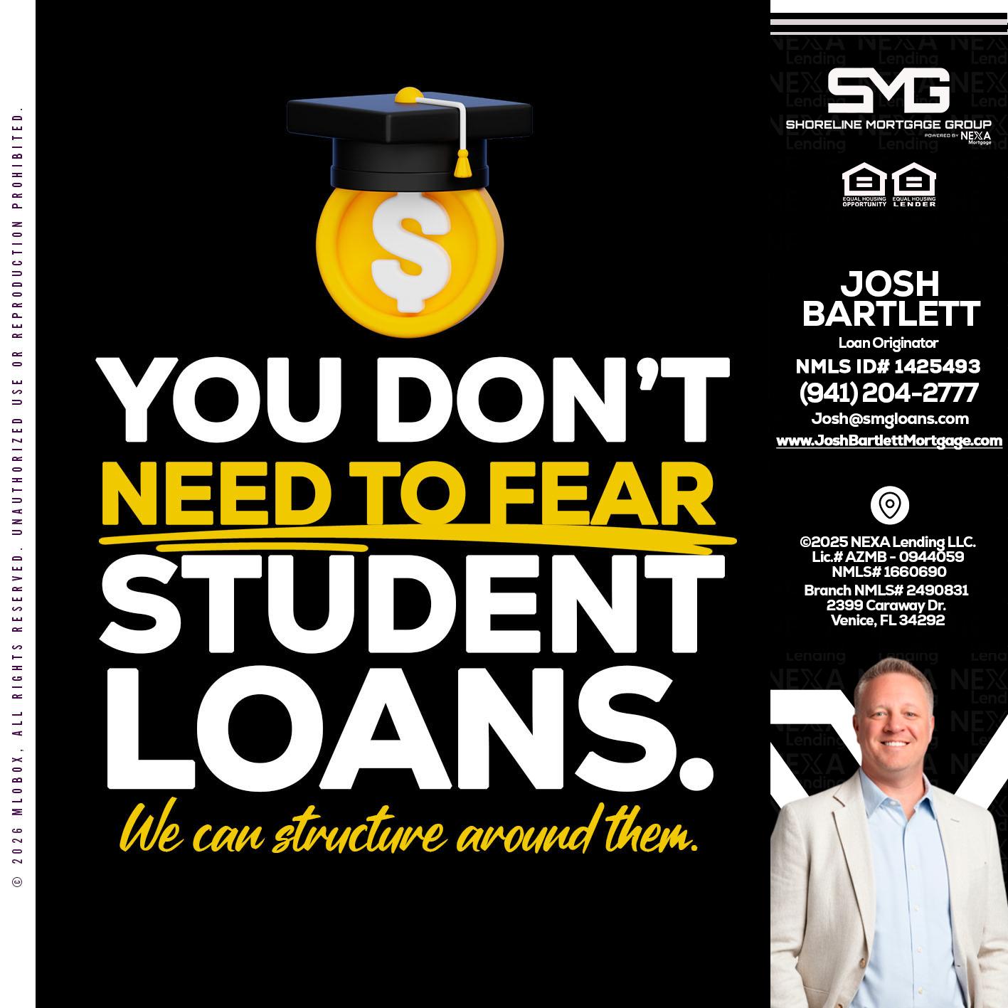 YOU DONT NEED - Josh Bartlett -Branch Manager/Mortgage Advisor