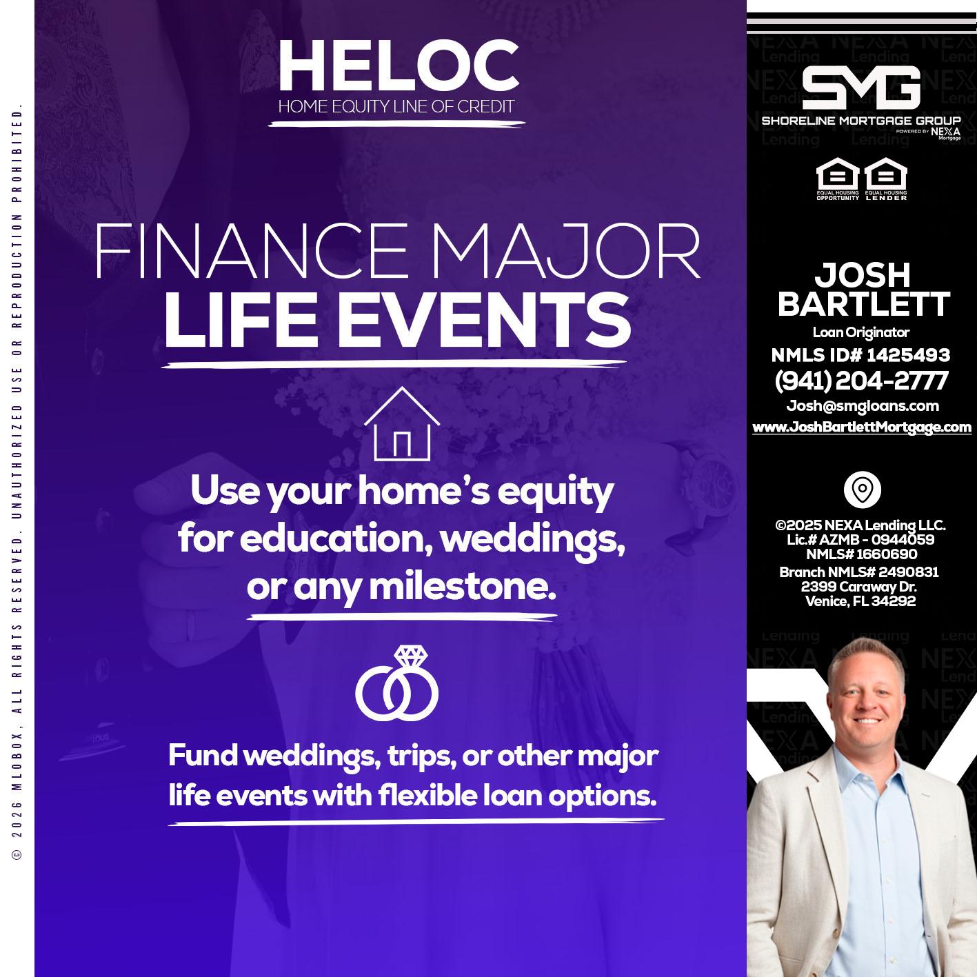 HELOC - Josh Bartlett -Branch Manager/Mortgage Advisor