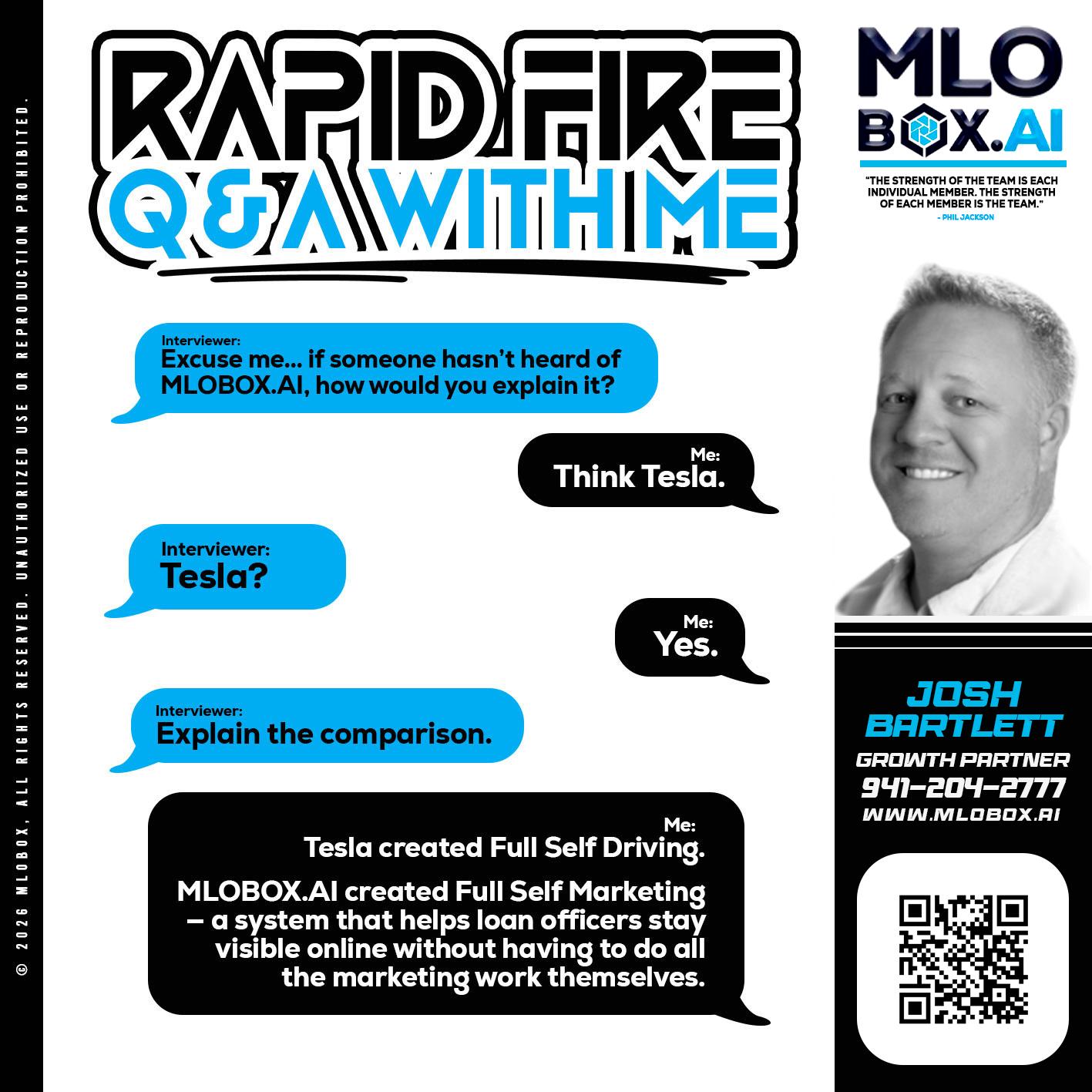 RAPID FIRE Q&A - Josh Bartlett -Branch Manager/Mortgage Advisor