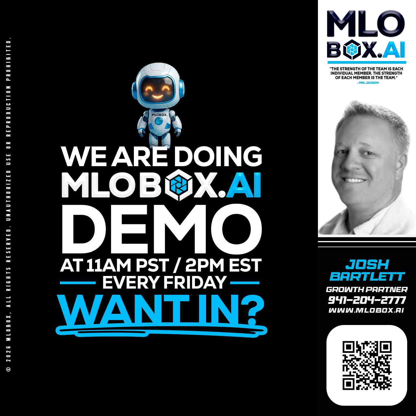 WE ARE DOING - Josh Bartlett -Branch Manager/Mortgage Advisor