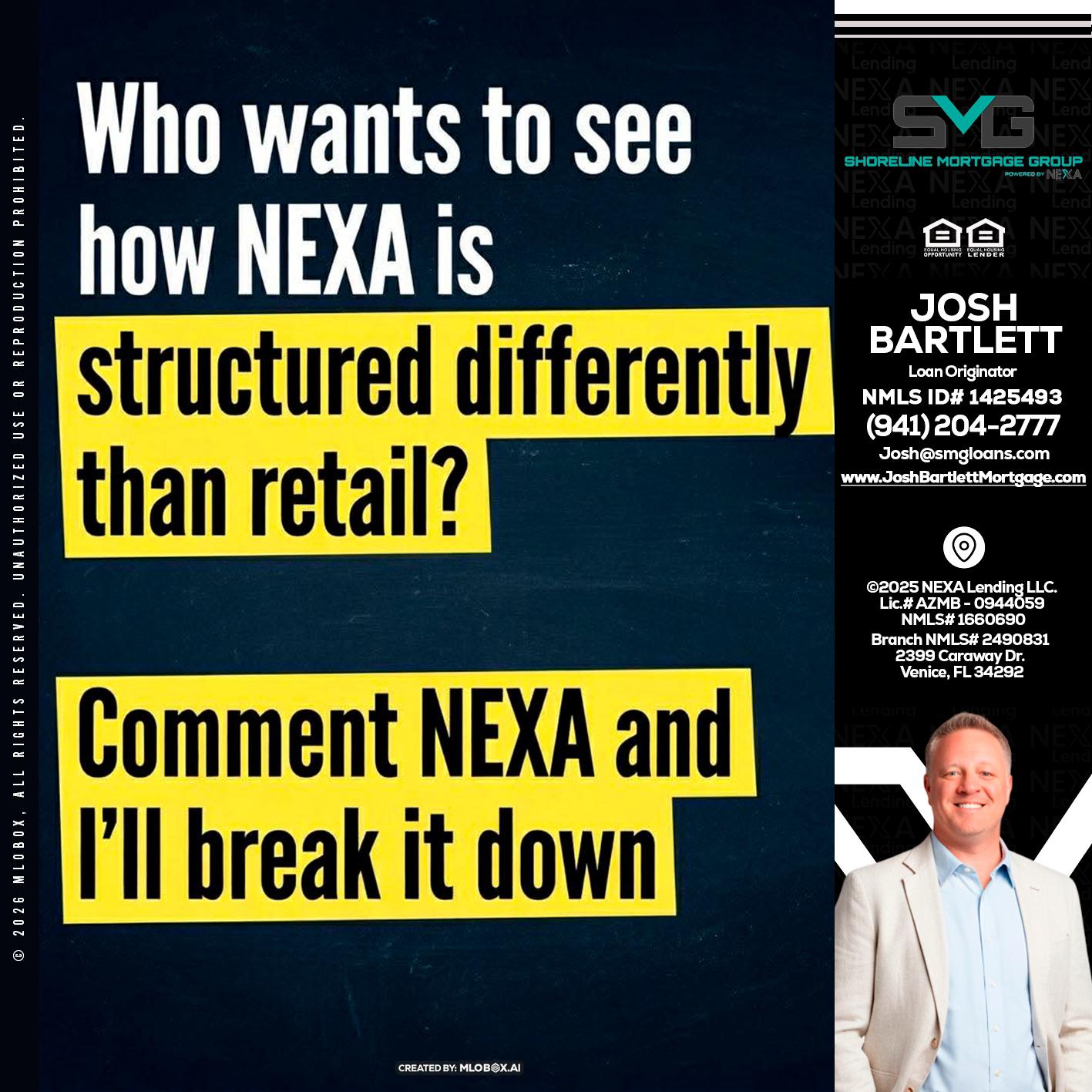 who want to see - Josh Bartlett -Branch Manager/Mortgage Advisor