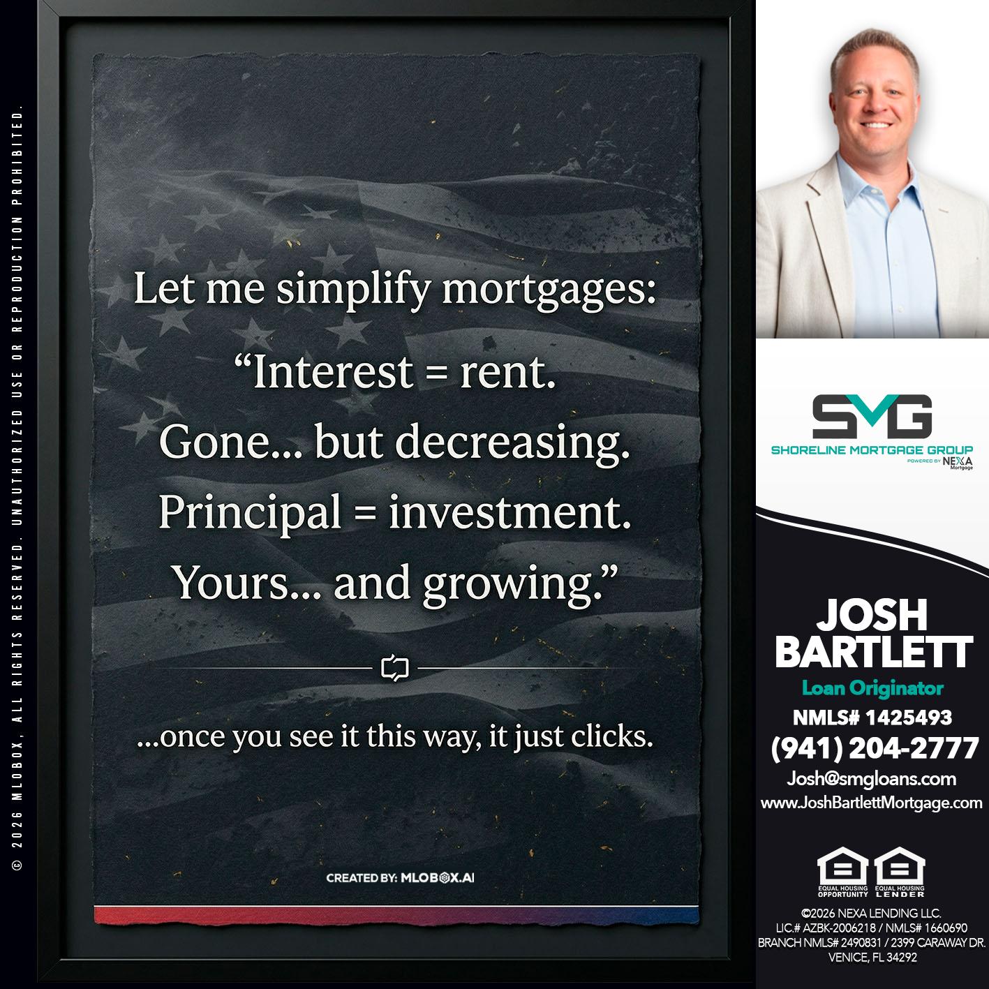LET ME SIMPLIFY - Josh Bartlett -Branch Manager/Mortgage Advisor
