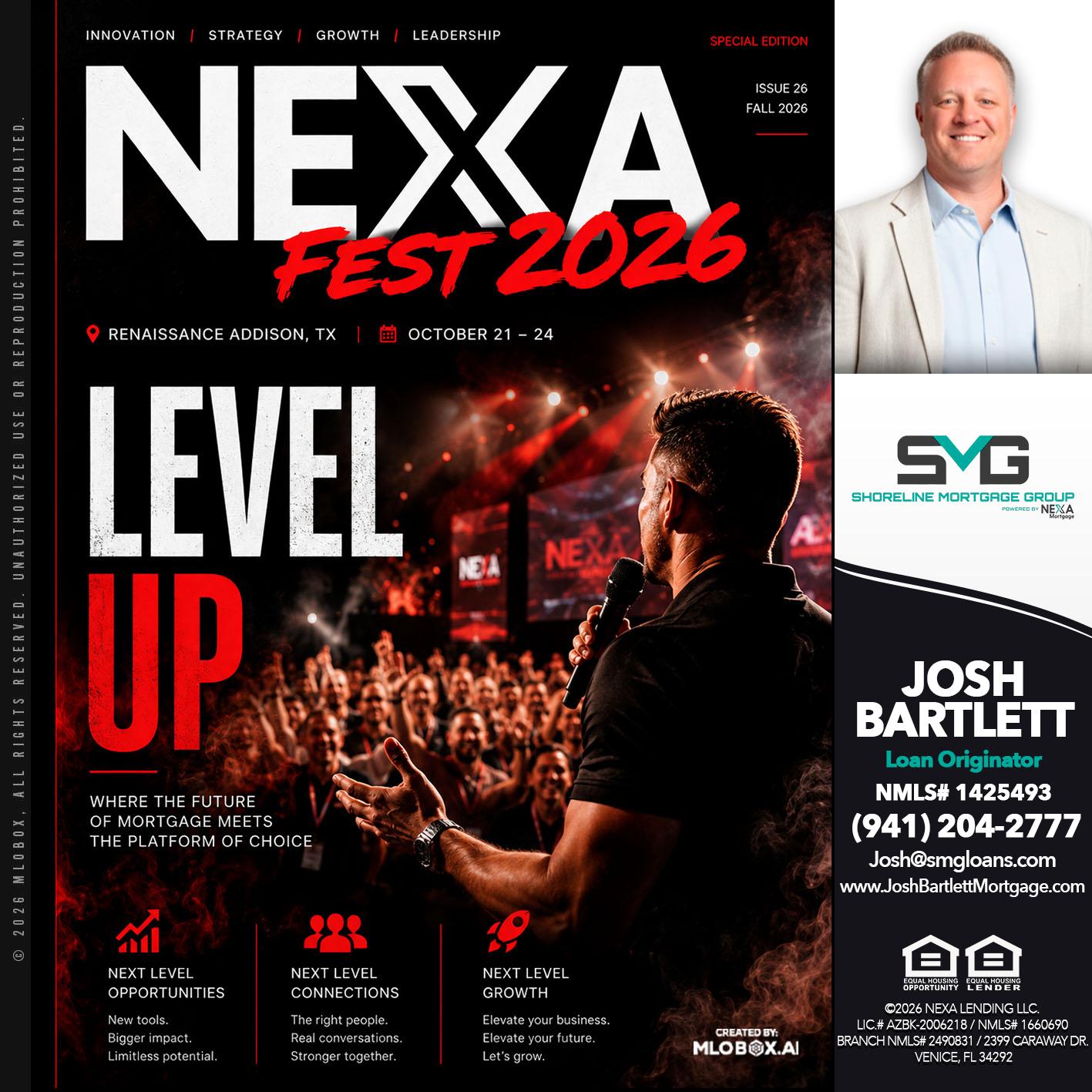 NEXA FEST 2026 - Josh Bartlett -Branch Manager/Mortgage Advisor