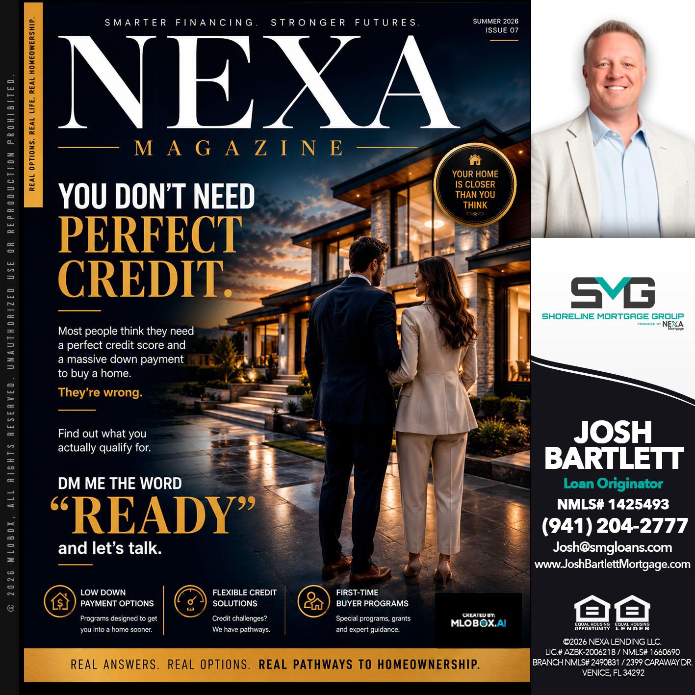 NEXA MAGAZINE - Josh Bartlett -Branch Manager/Mortgage Advisor