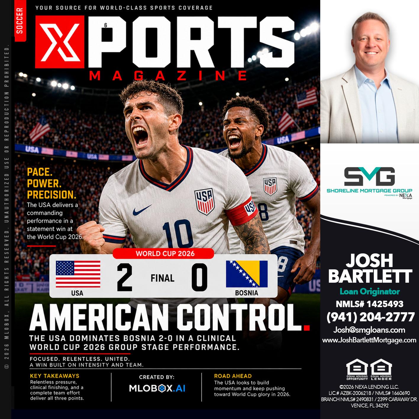 AMERICAN CONTROL - Josh Bartlett -Branch Manager/Mortgage Advisor
