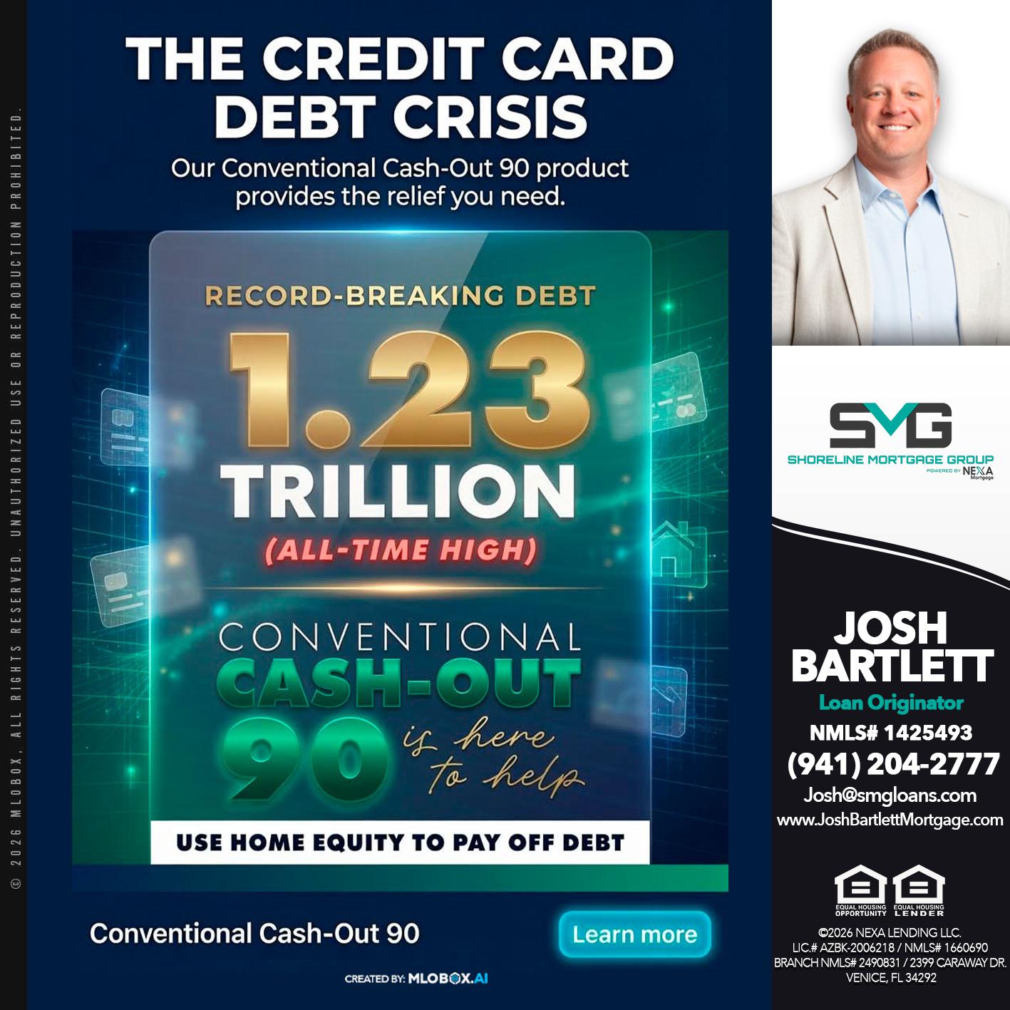 THE CREDIT CARD - Josh Bartlett -Branch Manager/Mortgage Advisor